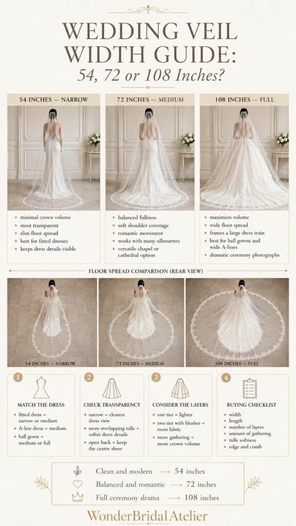 Wedding Veil Width Guide